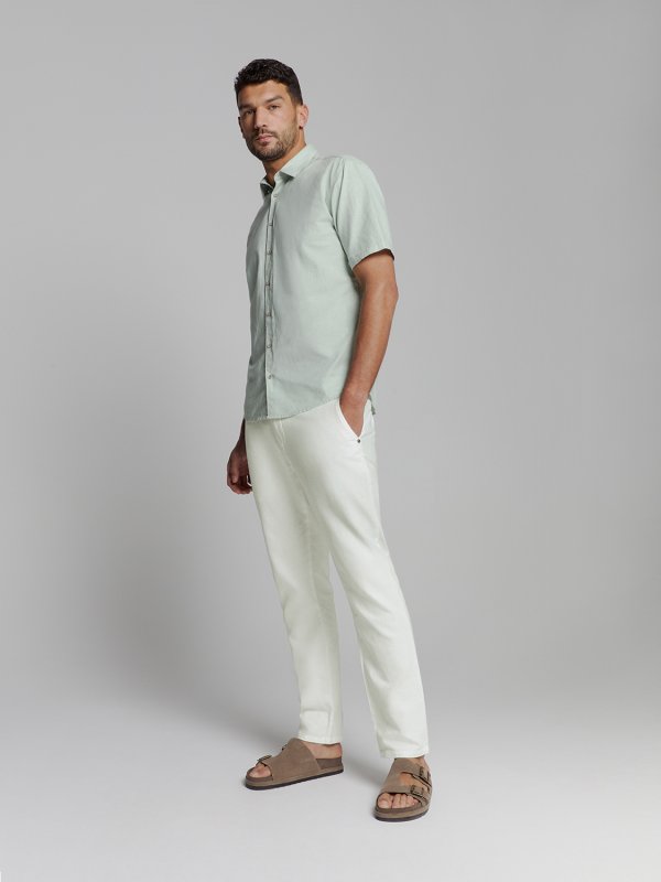 ΠΑΝΤΕΛΟΝΙ GARMENT DYED LINEN BLEND