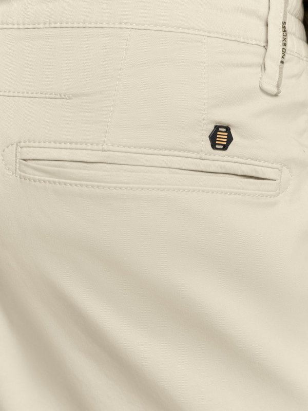 ΒΕΡΜΟΥΔΑ CARGO GARMENT DYED STRETCH STONE WASHED ΕLASTIC WAISTBAND