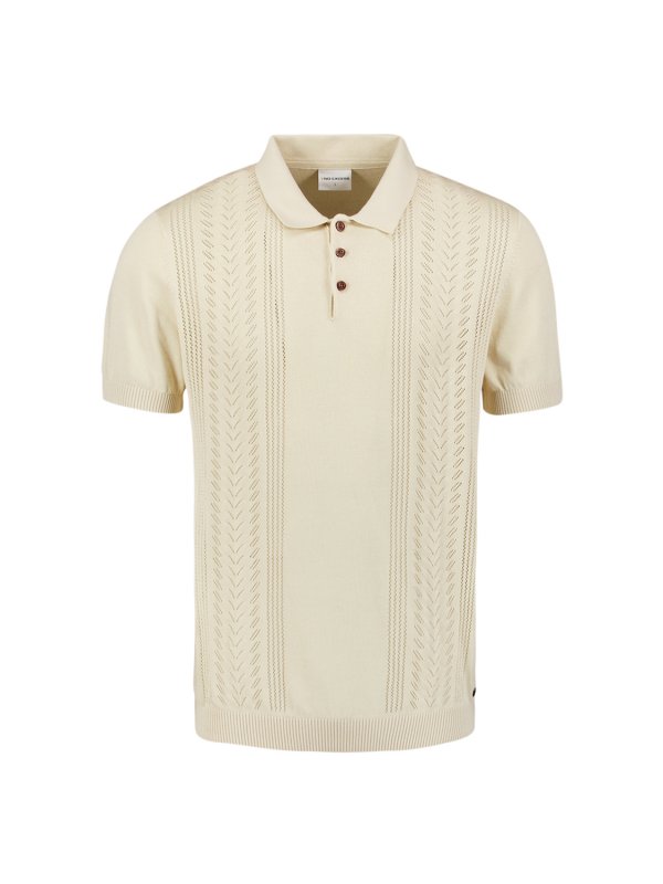 KONTOMANIKO ΠΛΕΚΤΟ POLO SOLID PLACED JACQUARD