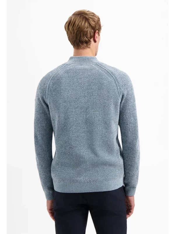 ΠΛΕΚΤΟ HALF-ZIP MELANGE CHENILLE