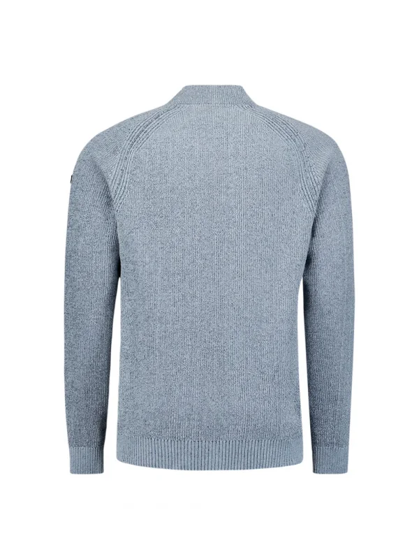 ΠΛΕΚΤΟ HALF-ZIP MELANGE CHENILLE