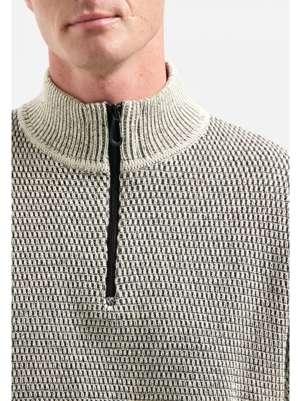 ΠΛΕΚΤΟ HALF-ZIP 2 COLOURED MELANGE