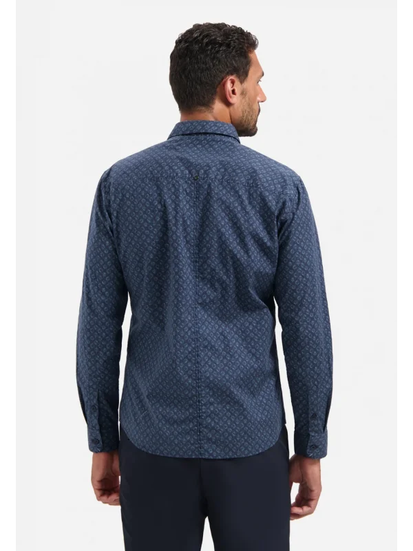 ΜΑΚΡΥΜΑΝΙΚΟ ΠΟΥΚΑΜΙΣΟ STRETCH ALL OVER PRINTED