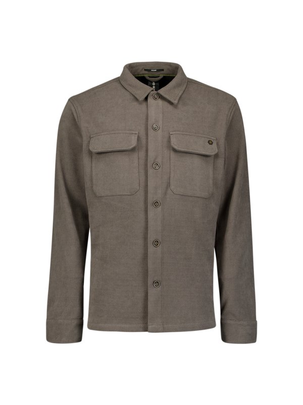 BUTTONED OVERSHIRT SWEAT