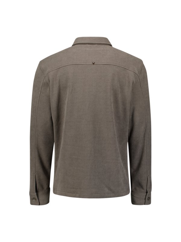 BUTTONED OVERSHIRT SWEAT