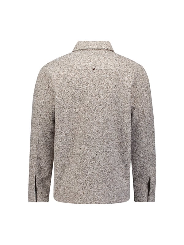 ZIPPED OVERSHIRT WOOL LOOK