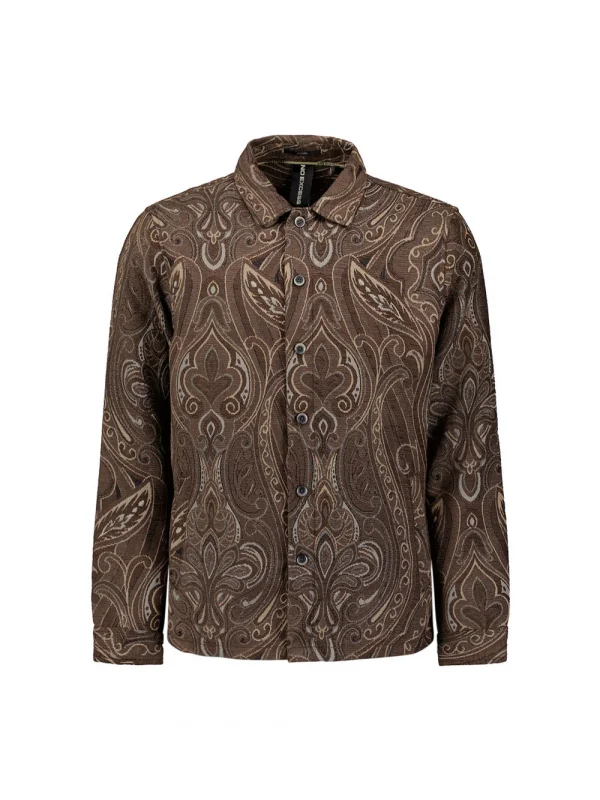 BUTTONED OVERSHIRT FANCY JACQUARD
