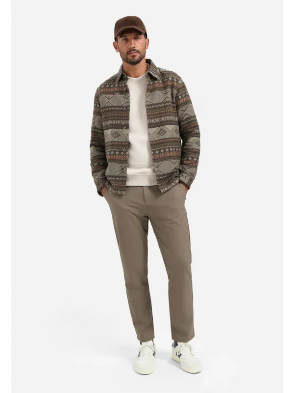 JACQUARD OVERSHIRT ETHNIC PATTERNED