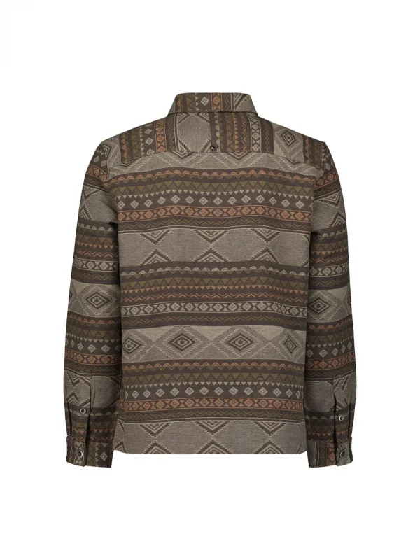 JACQUARD OVERSHIRT ETHNIC PATTERNED