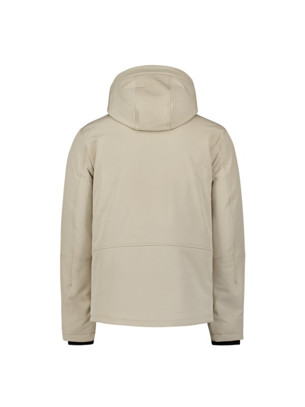 WATER REPELLENT ΜΠΟΥΦΑΝ SHORT FIT DETACHABLE HOOD SOFTSHELL STRETCH