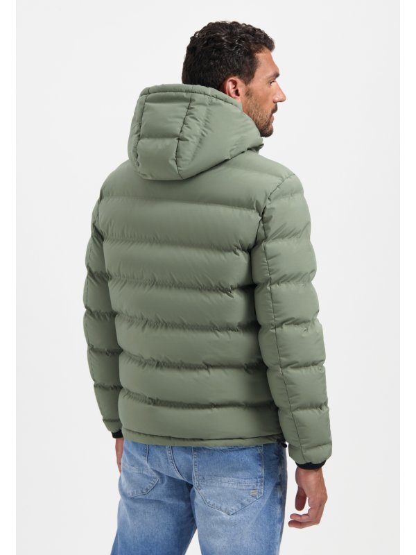 ΜΠΟΥΦΑΝ SHORT FIT SEALED HOODED PADDED