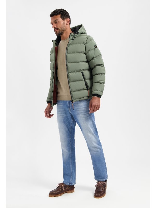 ΜΠΟΥΦΑΝ SHORT FIT SEALED HOODED PADDED