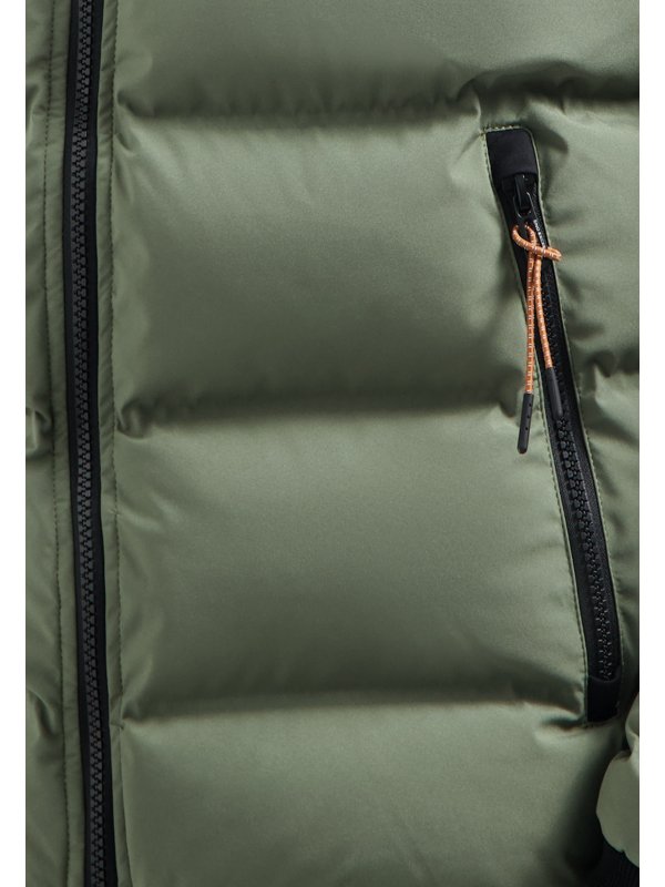 ΜΠΟΥΦΑΝ SHORT FIT SEALED HOODED PADDED