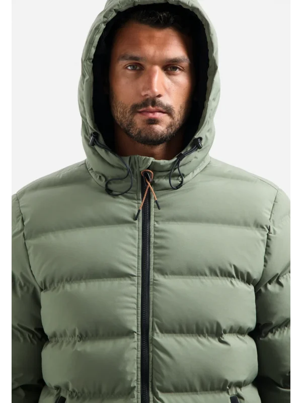 ΜΠΟΥΦΑΝ SHORT FIT SEALED HOODED PADDED
