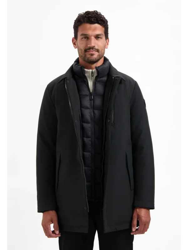 ΜΠΟΥΦΑΝ ΠΑΡΚΑ WATER REPPELANT+WINDPROOF STAND-UP COLLAR SUPERIOR COMFORT (NOX)