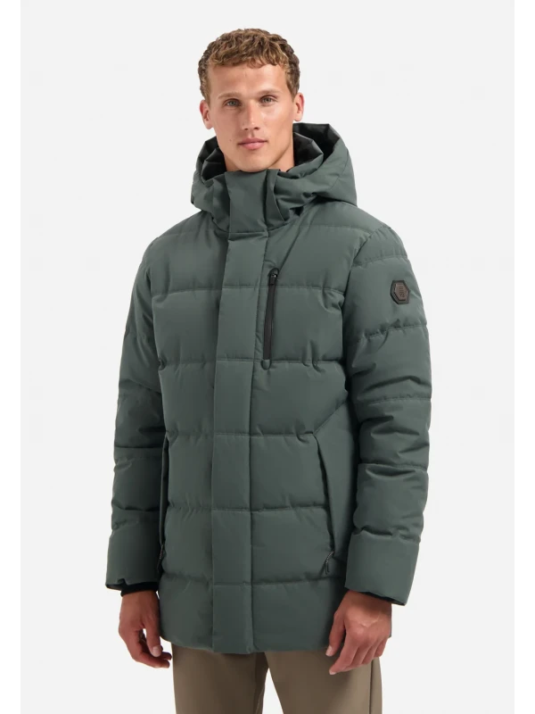 ΜΠΟΥΦΑΝ ΠΑΡΚΑ QUILTED WATER REPPELANT+WINDPROOF DETACHABLE HOOD SUPERIOR COMFORT (SCOTT)