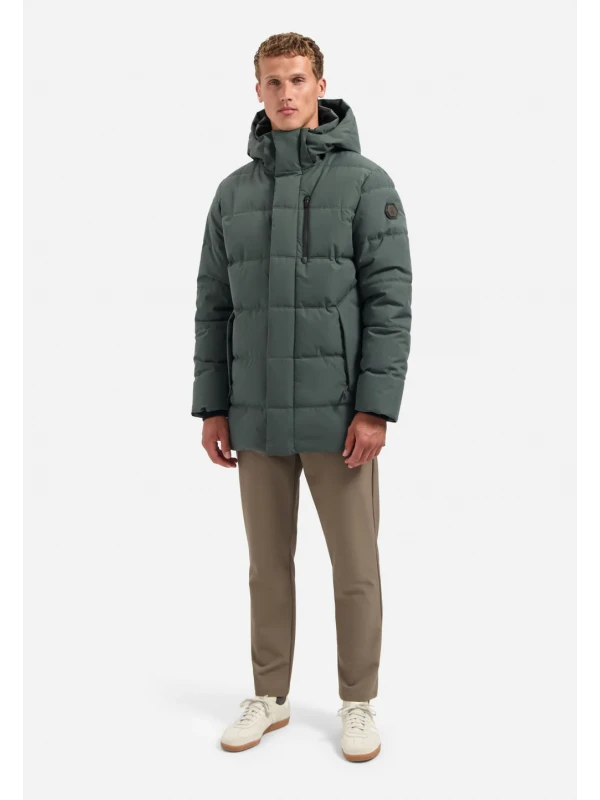ΜΠΟΥΦΑΝ ΠΑΡΚΑ QUILTED WATER REPPELANT+WINDPROOF DETACHABLE HOOD SUPERIOR COMFORT (SCOTT)
