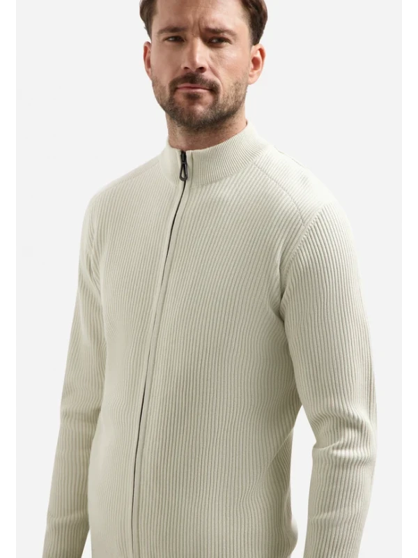 ΠΛΕΚΤΗ ΖΑΚΕΤΑ FULL ZIP TUCK STITCH