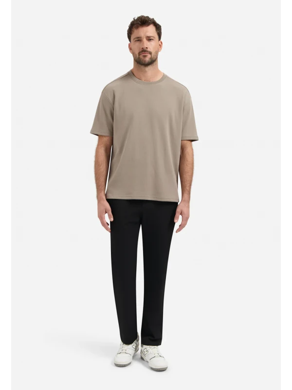 ΜΟΝΟΧΡΩΜΟ Τ-SHIRT HEAVY INTERLOCK