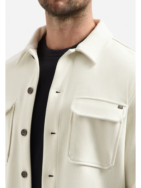 OVERSHIRT BUTTONS RELIEF SWEAT