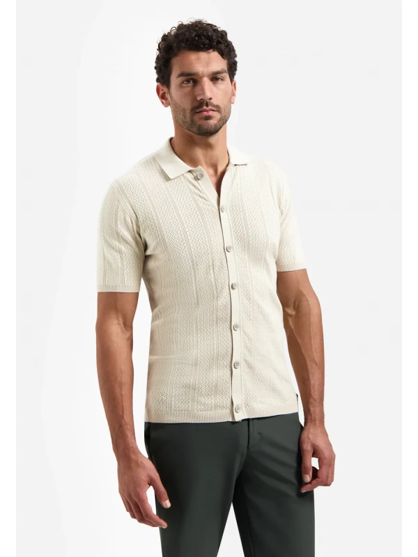 KONTOMANIKO ΠΛΕΚΤΟ POLO FULL BUTTON CLOSURE