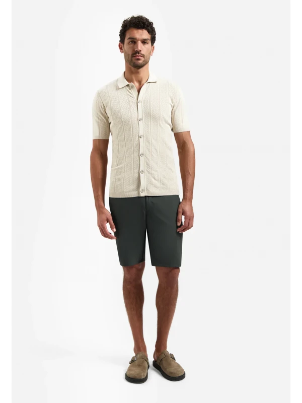 KONTOMANIKO ΠΛΕΚΤΟ POLO FULL BUTTON CLOSURE
