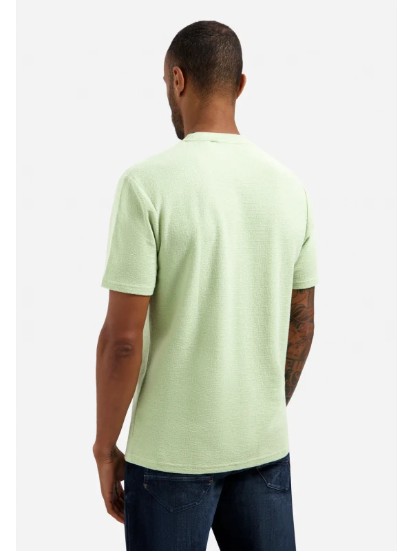 ΜΟΝΟΧΡΩΜΟ T-SHIRT PLAIN JACQUARD