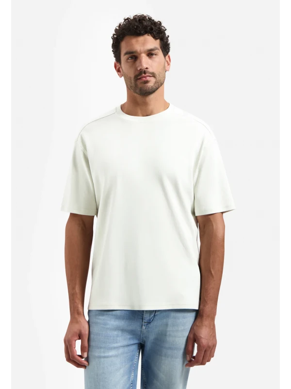 T-SHIRT SOLID HEAVY INTERLOCK