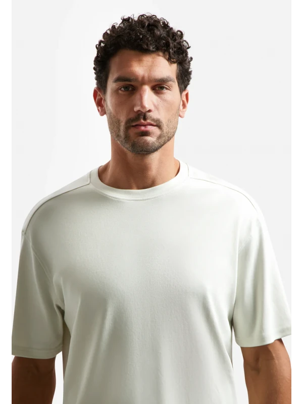T-SHIRT SOLID HEAVY INTERLOCK