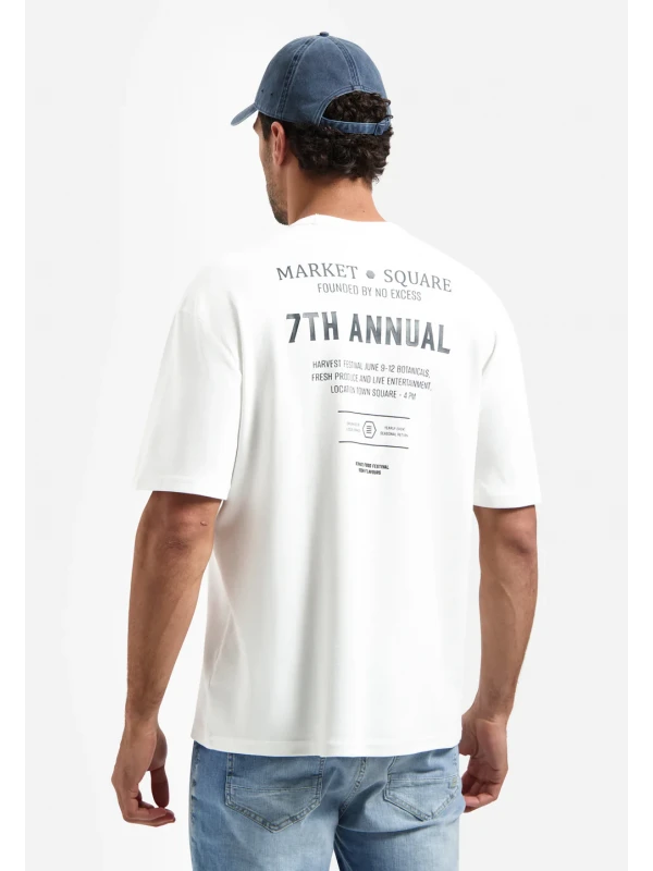 T-SHIRT HEAVY INTERLOCK MARKET SQUARE