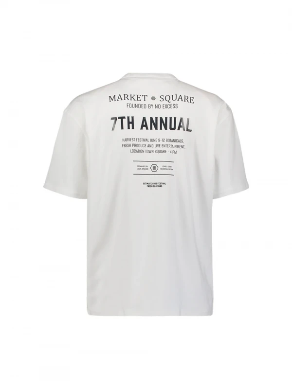 T-SHIRT HEAVY INTERLOCK MARKET SQUARE