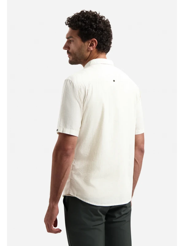ΚΟΝΤΟΜΑΝΙΚΟ ΠΟΥΚΑΜΙΣΟ ΜΕ ΚΕΝΤΗΜΑ LINEN BLEND