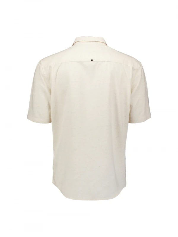 ΚΟΝΤΟΜΑΝΙΚΟ ΠΟΥΚΑΜΙΣΟ ΜΕ ΚΕΝΤΗΜΑ LINEN BLEND