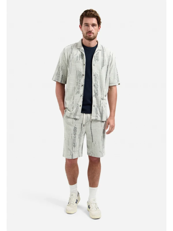 ΚΟΝΤΟΜΑΝΙΚΟ ΠΟΥΚΑΜΙΣΟ TEXTURED JACQUARD