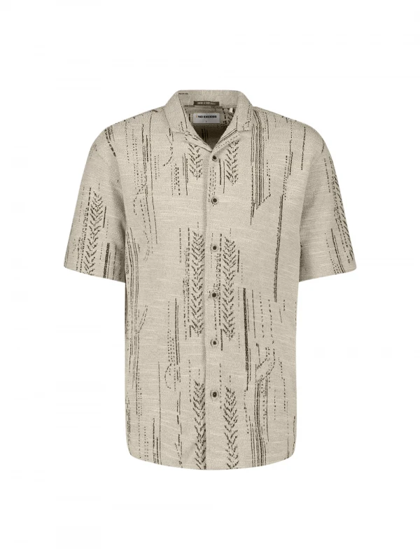 ΚΟΝΤΟΜΑΝΙΚΟ ΠΟΥΚΑΜΙΣΟ TEXTURED JACQUARD