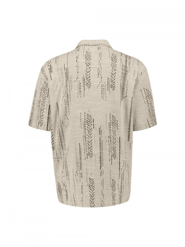 ΚΟΝΤΟΜΑΝΙΚΟ ΠΟΥΚΑΜΙΣΟ TEXTURED JACQUARD