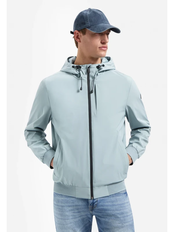 WATER REPELLENT ΜΠΟΥΦΑΝ SHORT FIT HOODED