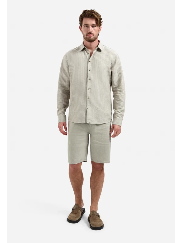 ΒΕΡΜΟΥΔΑ CHINO LINEN BLEND