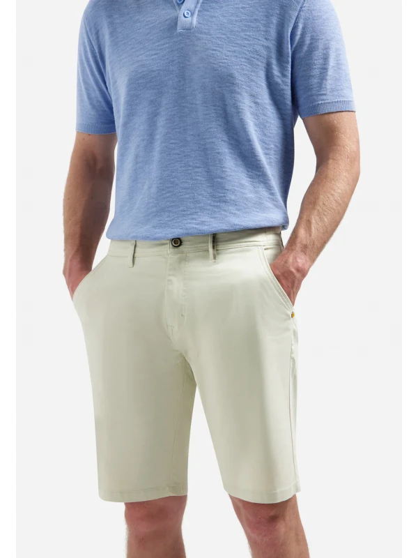 ΒΕΡΜΟΥΔΑ CHINO GARMENT DYED TWILL STRETCH LIGHTWEIGHT