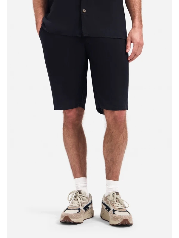 ΒΕΡΜΟΥΔΑ CHINO LINEN BLEND GARMENT DYED