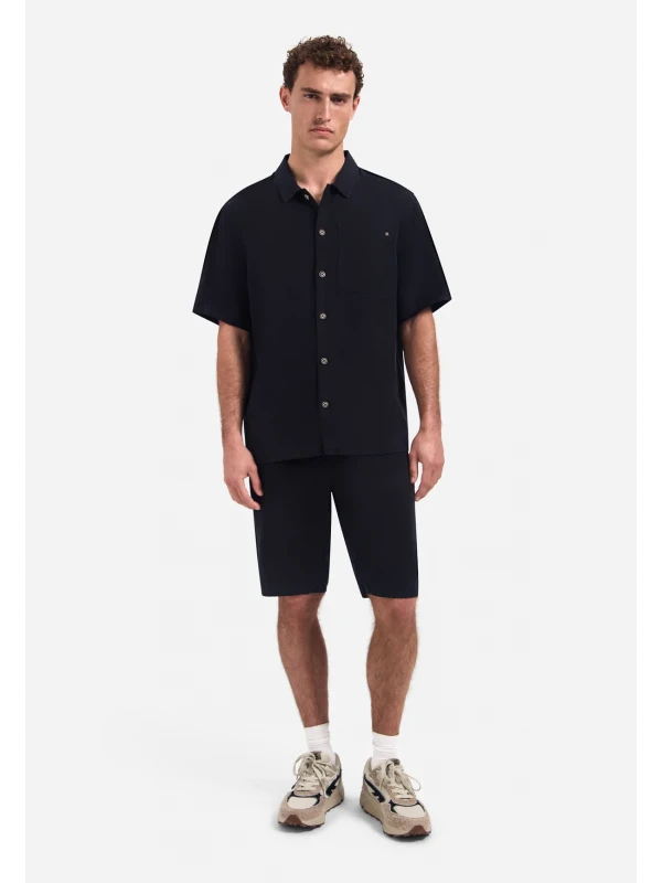ΒΕΡΜΟΥΔΑ CHINO LINEN BLEND GARMENT DYED