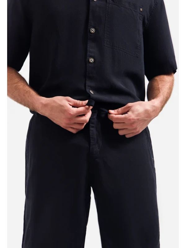 ΒΕΡΜΟΥΔΑ CHINO LINEN BLEND GARMENT DYED
