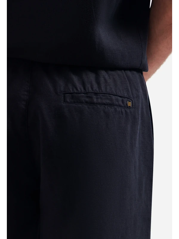 ΒΕΡΜΟΥΔΑ CHINO LINEN BLEND GARMENT DYED