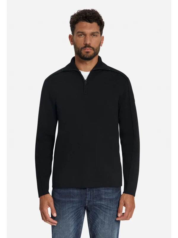 ΠΛΕΚΤΟ WING COLLAR HALF ZIP RELIEF