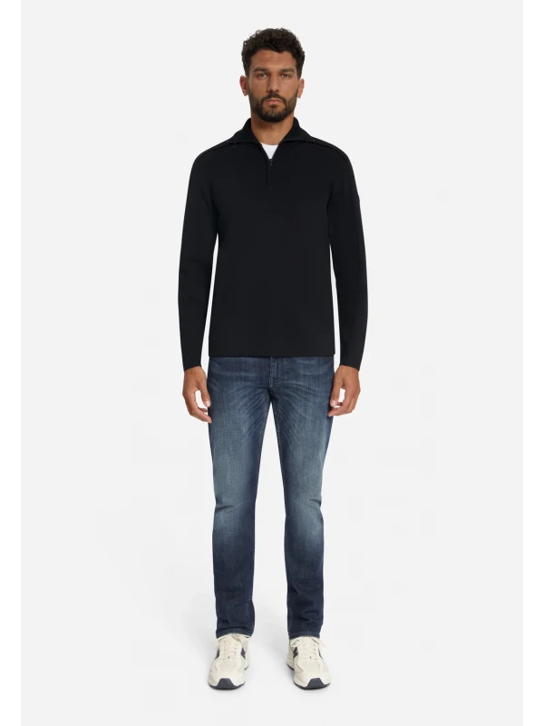 ΠΛΕΚΤΟ WING COLLAR HALF ZIP RELIEF
