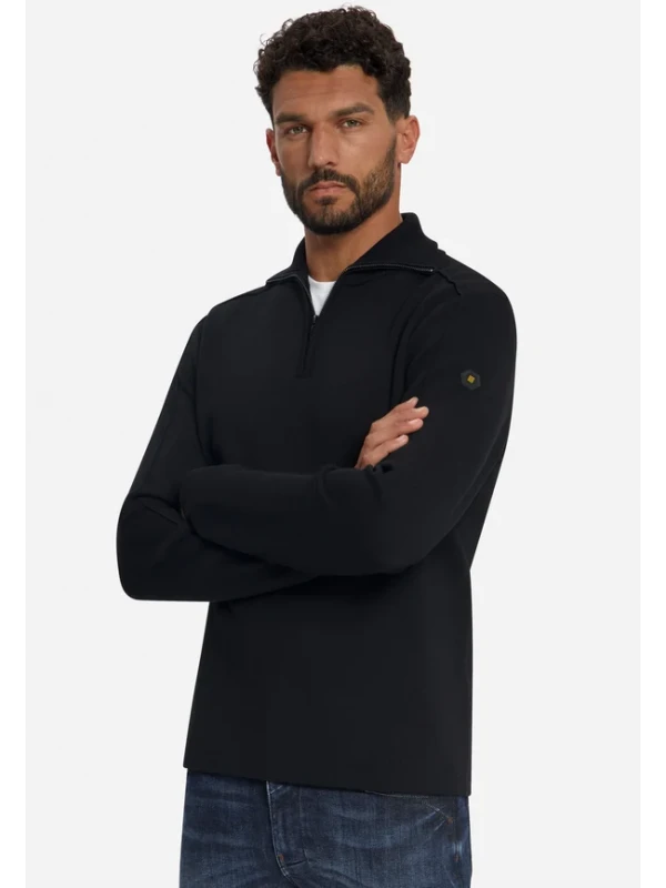 ΠΛΕΚΤΟ WING COLLAR HALF ZIP RELIEF