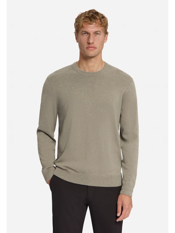 ΠΛΕΚΤΟ CREWNECK SOFT MELANGE