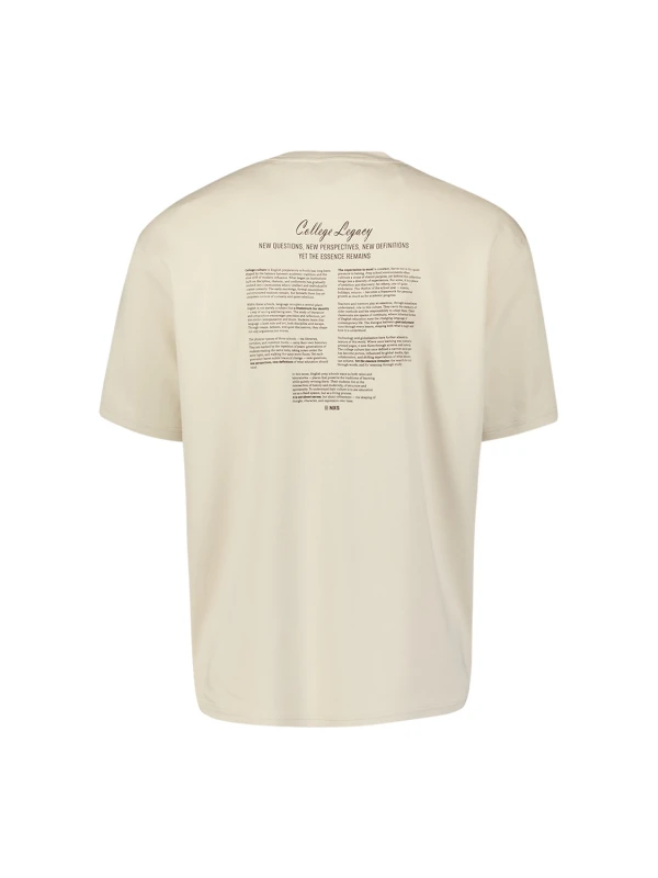 T-SHIRT HEAVY INTERLOCK GRAPHIC BACK PRINT