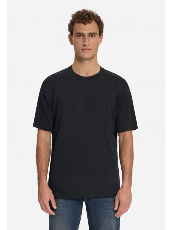 T-SHIRT SOLID HEAVY INTERLOCK