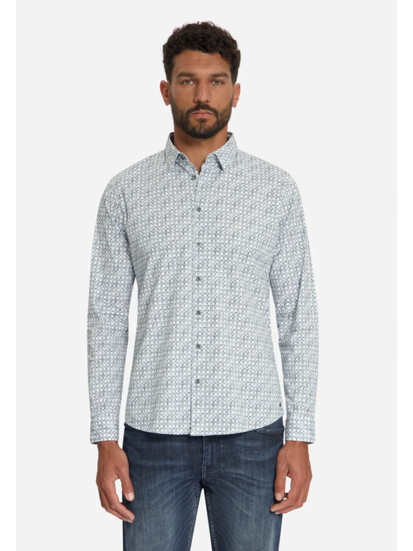SHIRT STRETCH ALLOVER PRINTED